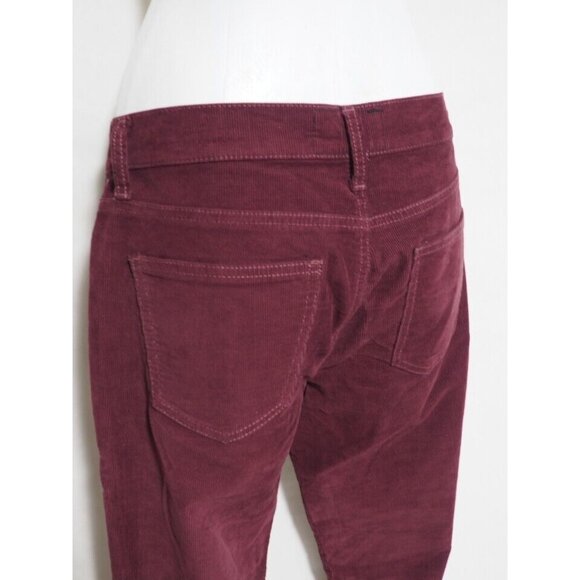 Current/Elliott Purple Thin Wale Corduroy Pants With Raw Hems, Size 28 - Picture 5 of 8